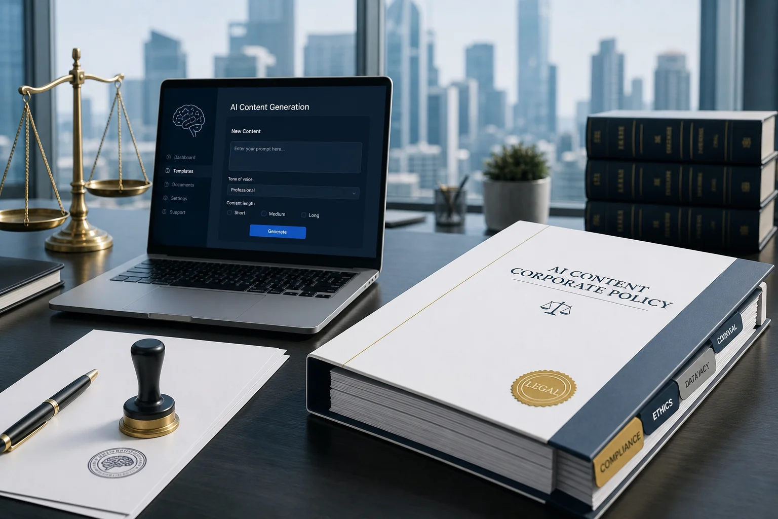 Drafting a Corporate Policy for AI-Generated Content (2026 Template)